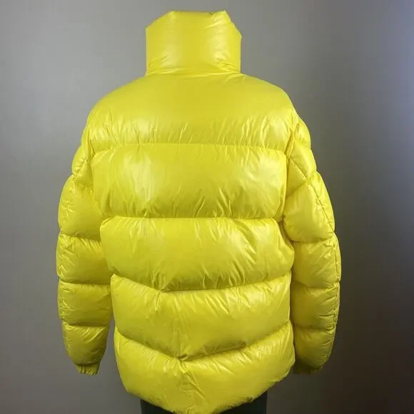 NWT MONCLER GENIUS X 2 MONCLER 1952 Dervox Jacket Yellow Men Size 4 (XL) - Picture 9 of 14